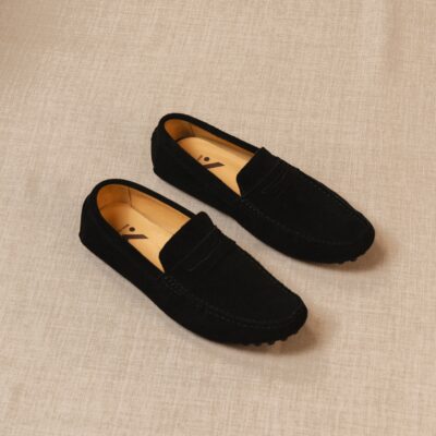 Classico - Mocassins driver en daim premium pour homme