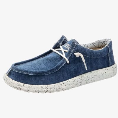 Mocassins pour homme en denim