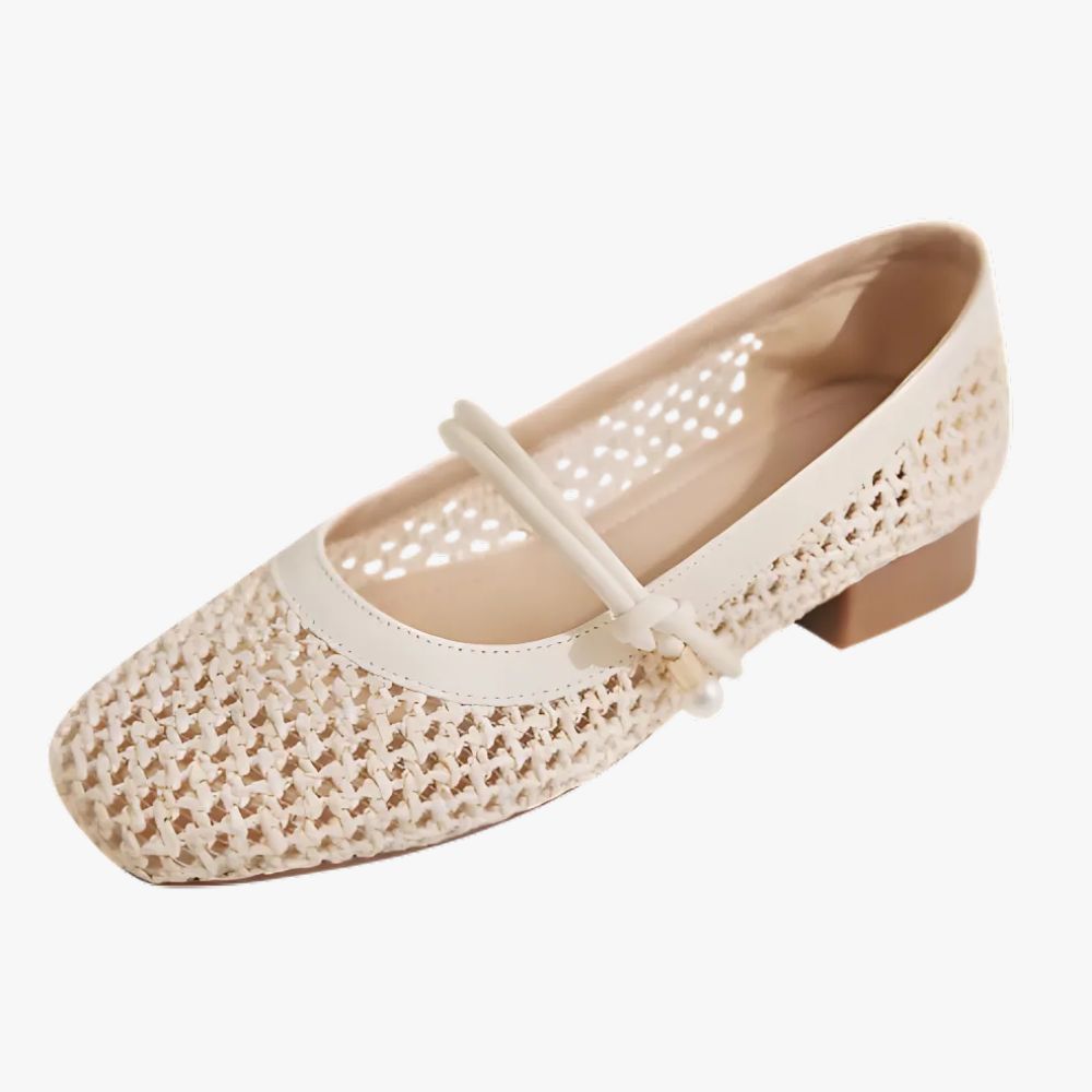 Mocassin ballerine en maille pour femme • Mon Mocassin